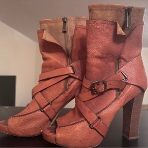 7 For All Mankind high heel boots. Used. Size 7